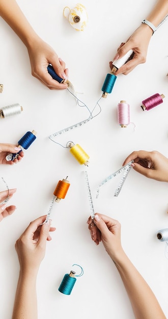 Účastníci na vyšívacom workshope